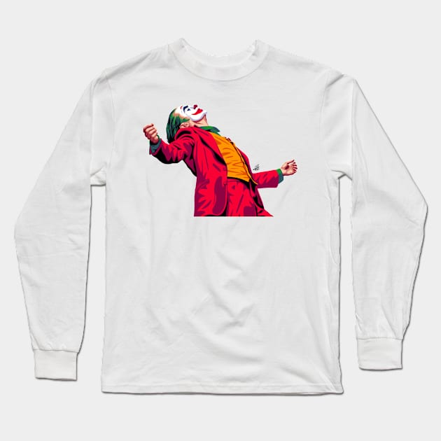 Joker Long Sleeve T-Shirt by HarunElibol